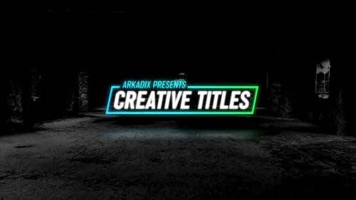 Videohive - Creative Titles 4k