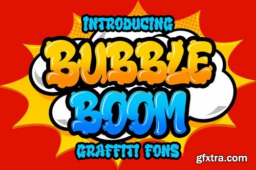 Bubble Boom - Graffiti Font