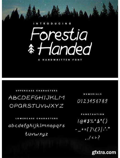 Forestia Handed Font