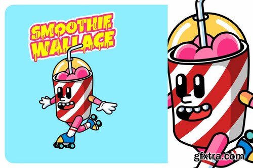 Smoothie Drink - Mascot & Esport Logo