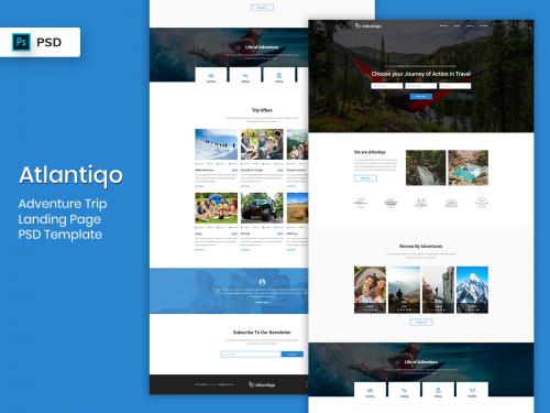 Adventure Trip Landing Page PSD Template - adventure-trip-landing-page-psd-template