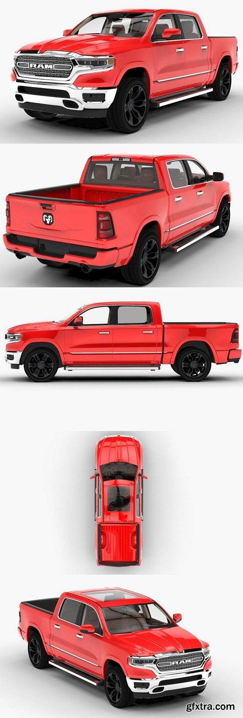 Dodge Ram 2019 Limited 3D model