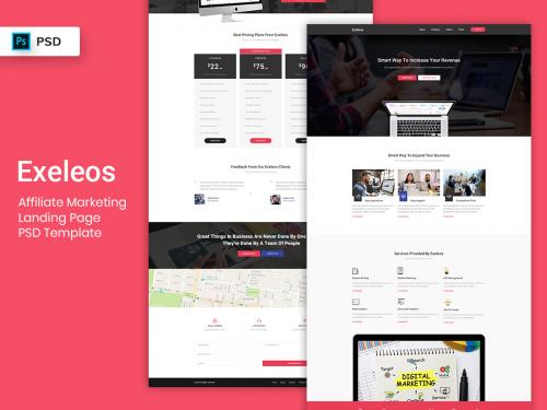 Affliate Marketing Landing Page PSD Template - affliate-marketing-landing-page-psd-template