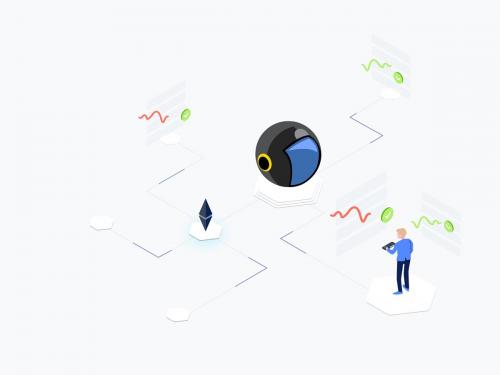 AI Signals Trading Isometric Illustration - ai-signals-trading-isometric-illustration