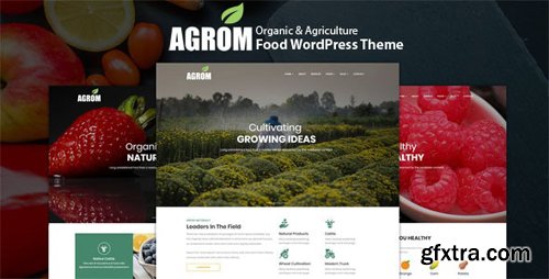 ThemeForest - Agrom v1.0 - Organic & Agriculture Food WordPress Theme - 24915601