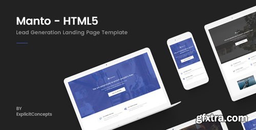 ThemeForest - Manto v1.0 - Lead Generation Landing Page (Update: 13 April 18) - 21385261