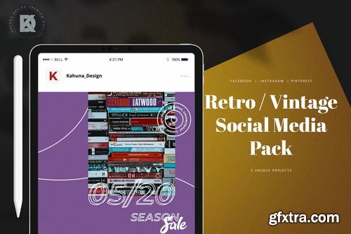 Retro Vintage Social Media Pack