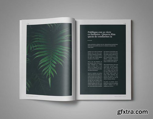 Amelia InDesign Magazine Template