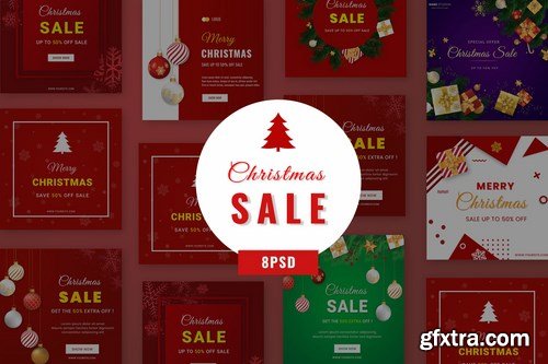 Christmas Sale Social Media Banner B18