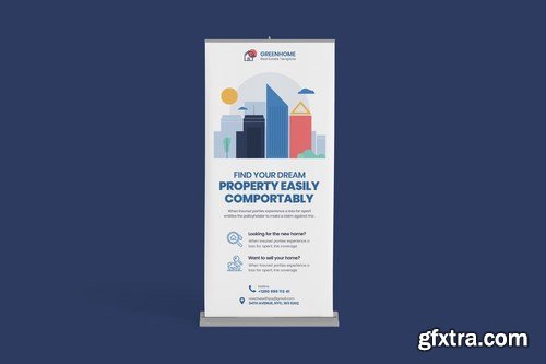 Real Estate Rollup PSD Template