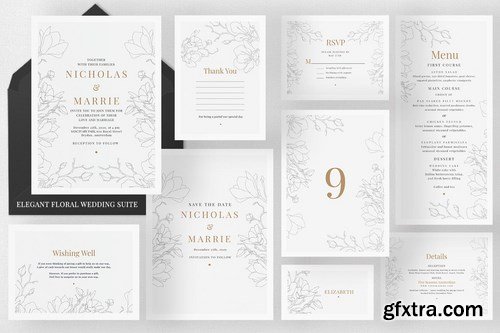 Elegant Floral Wedding Suite