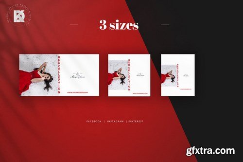 Red & White Social Media Pack