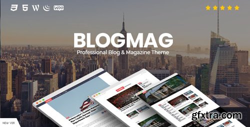 ThemeForest - BlogMag v1.1 - Responsive Blog and Magazine WordPress Theme (Update: 2 December 19) - 19226745