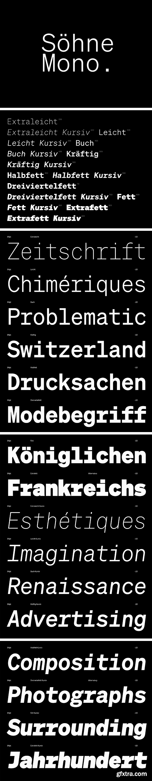 Sohne Mono Font Family