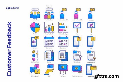 Customer Feedback Icon Set