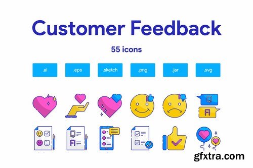 Customer Feedback Icon Set