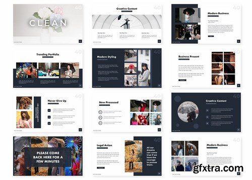 Clean - Powerpoint Google Slides and Keynote Templates