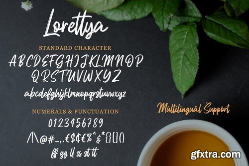 Lorettya - Brush Font