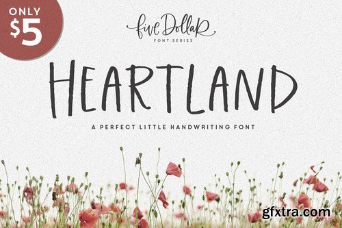 CM - Heartland Handwriting Font 4014766