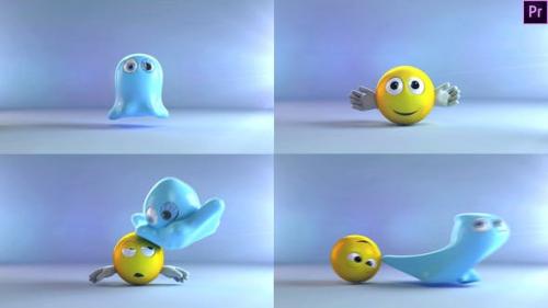 Videohive - Ghost And Emoji Logo Reveal