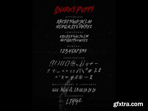 Snarky Puppy - Horror Font