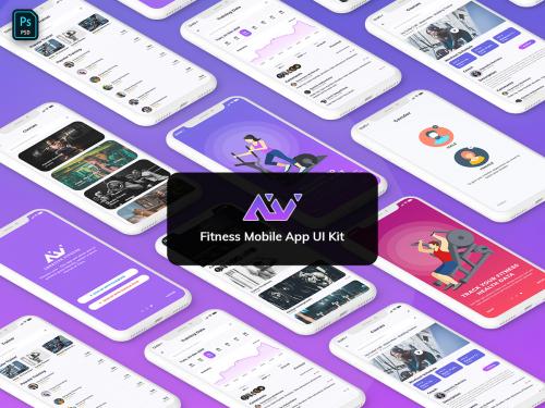 Amerivex-Fitness Mobile App Template UI Kit Light Version - amerivex-fitness-mobile-app-template-ui-kit-light-version