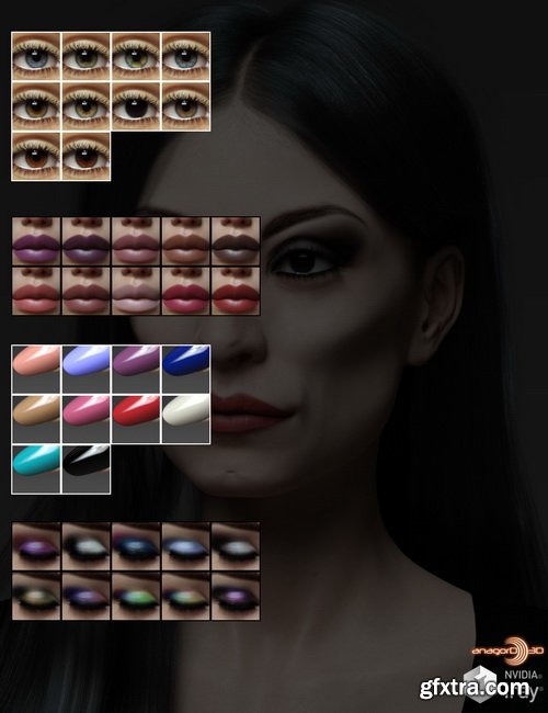 Daz3D - Mrs Black HD for Victoria 8