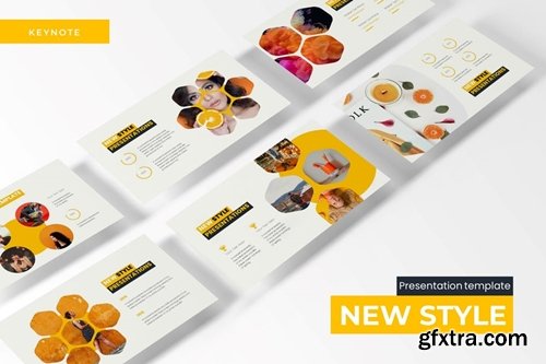 New Style Powerpoint, Keynote and Google Slides Templates