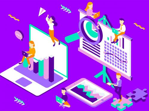 Analysis Isometric Illustration - analysis-isometric-illustration