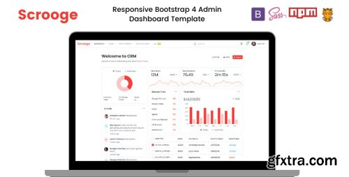 ThemeForest - Scrooge v1.0 - Responsive Admin Dashboard Template (Update: 18 November 19) - 25074663