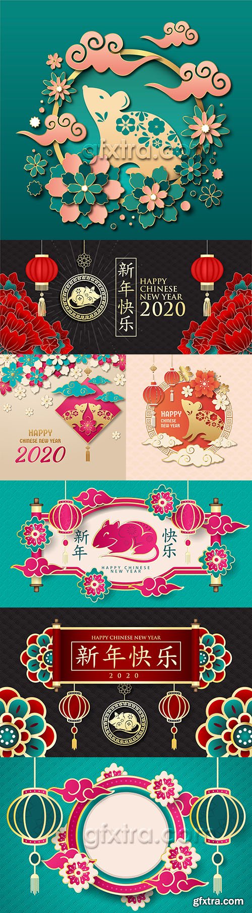 Merry Christmas and New Year background decorative 28