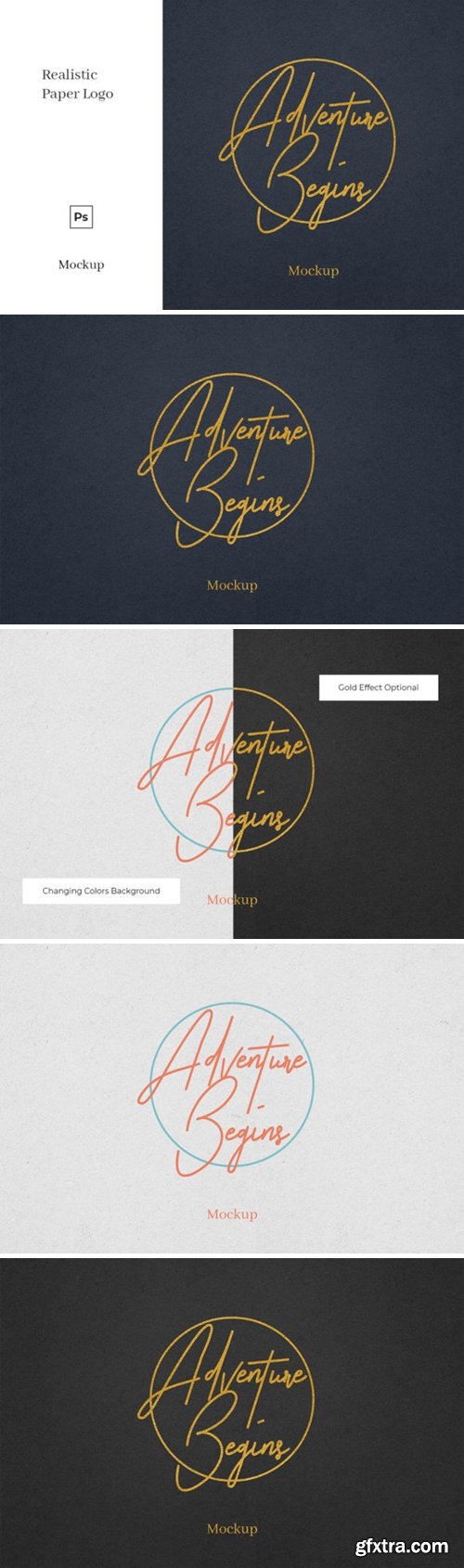 Paper Logo Mockup 2205595