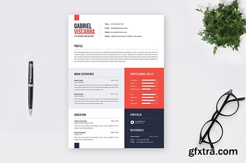 Minimalist CV Resume Template