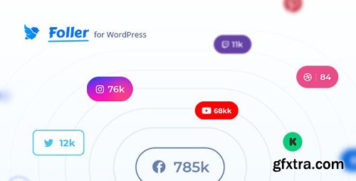 CodeCanyon - Social followers bar for WordPress - Foller v1.0.1 - 25180852