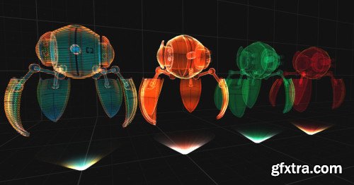 Unity Asset Store - Sci-Fi Hologram Shader