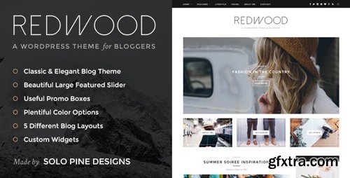 ThemeForest - Redwood v1.7.2 - A Responsive WordPress Blog Theme - 11811123