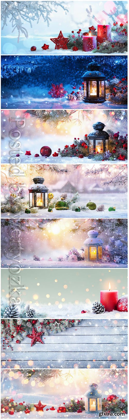 Winter decoration background