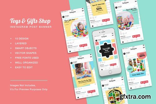 Toys & Gift Shop Instagram Post Banner