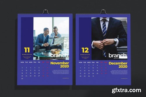 Branch Assurance Wall Calendar 2020