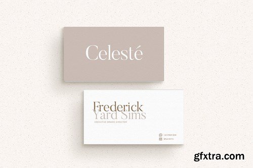 Brand Guideline and Business Card Celeste