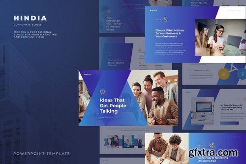 Hindia - Corporate Style Powerpoint and Google Slides Templates