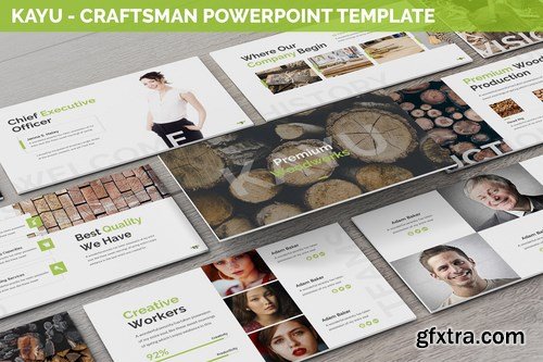 Kayu - Craftsman Powerpoint Template