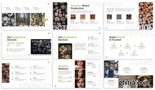 Kayu - Craftsman Powerpoint Template