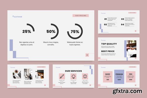 Author PowerPoint Presentation Template