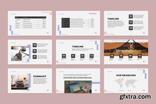 Author PowerPoint Presentation Template