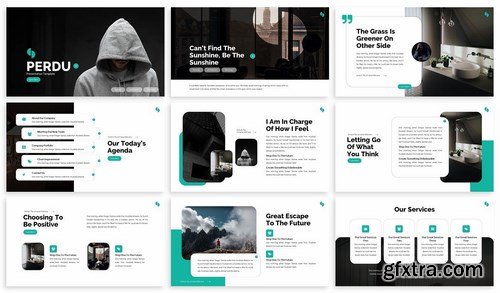 Perdu - Business Plan Powerpoint Template