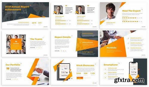 Diara - Annual Report Powerpoint Template