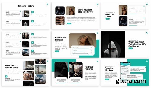 Perdu - Business Plan Powerpoint Template