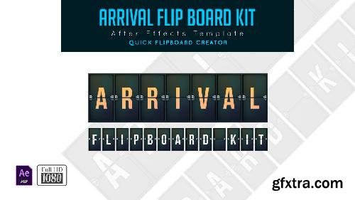 MotionArray Arrival Flip Board Kit 335093