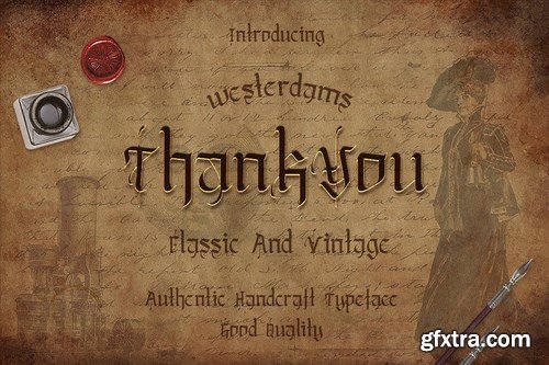 Westerdams - Vintage Handcraft Calligraphy